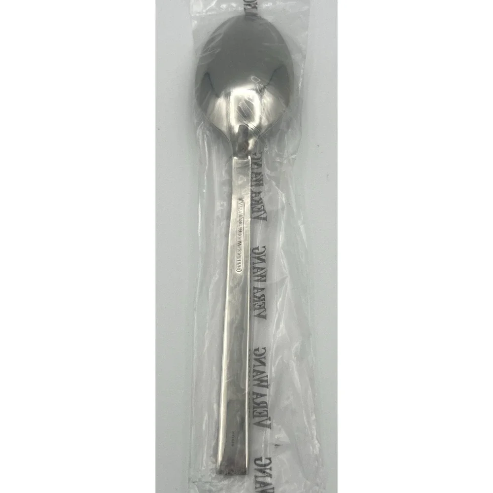 1 Wedgwood Vera Wang ARDEN 18/10 Stainless Steel Glossy Soup Cereal Spoon New